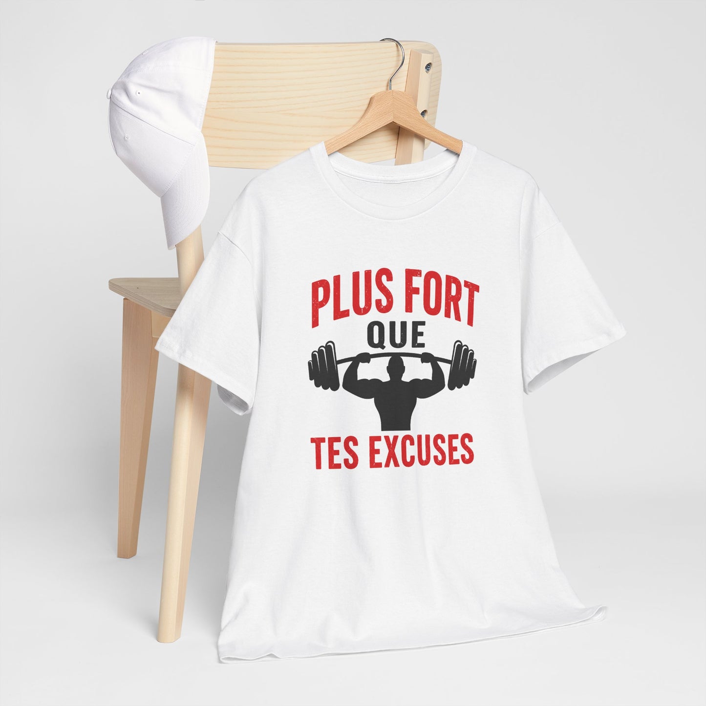 T-Shirt Musculation Homme et Femme – Fitness Motivation Sport – Entraînement Salle de Muscu – Cadeau Sportif