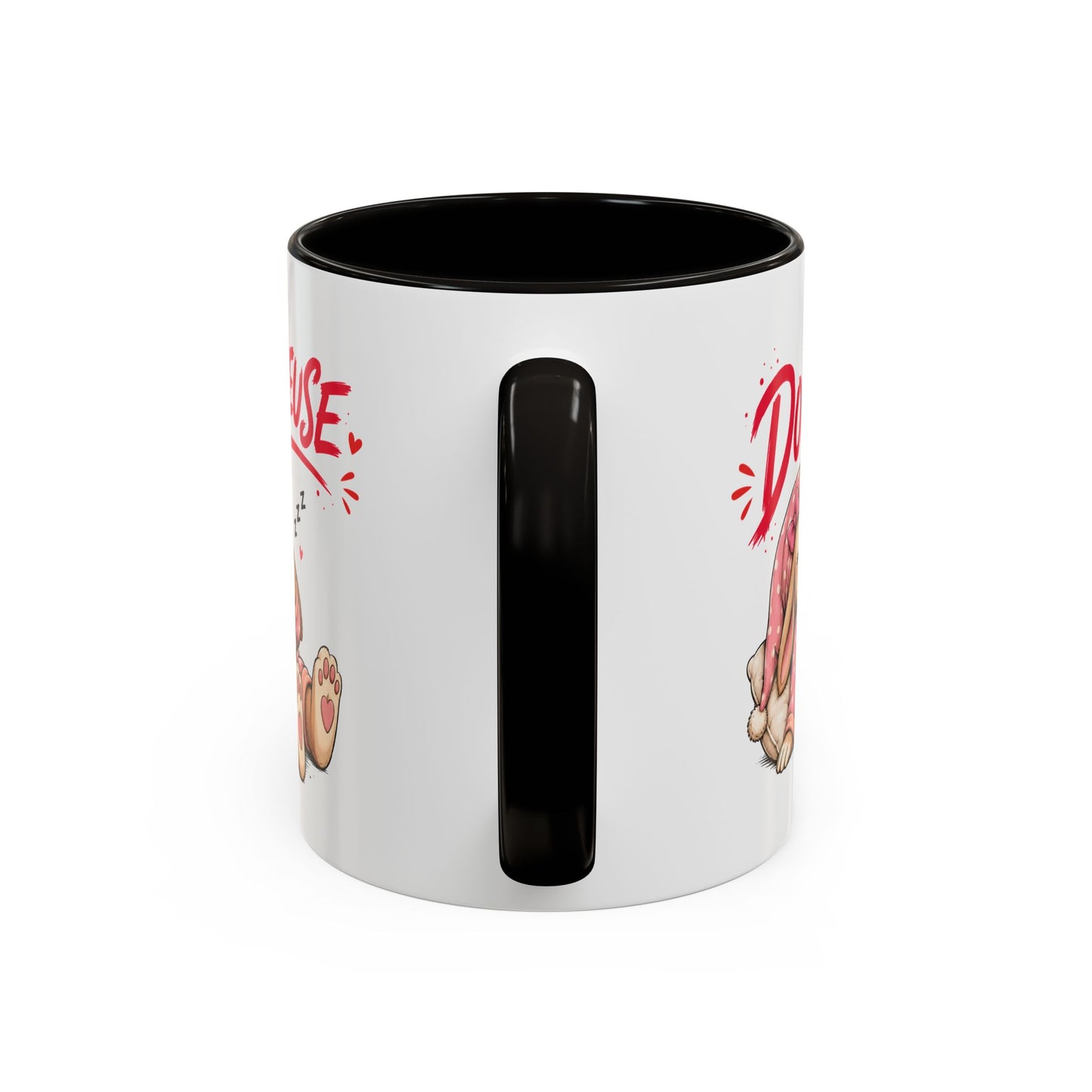 Tasse Dormeuse – Mug Humour Femme Fille avec Lapine Endormie – Cadeau Original 325ml