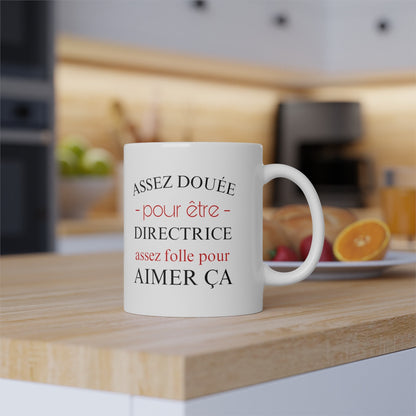 Mug Directrice idée cadeau humour drôle amusant rigolo tasse