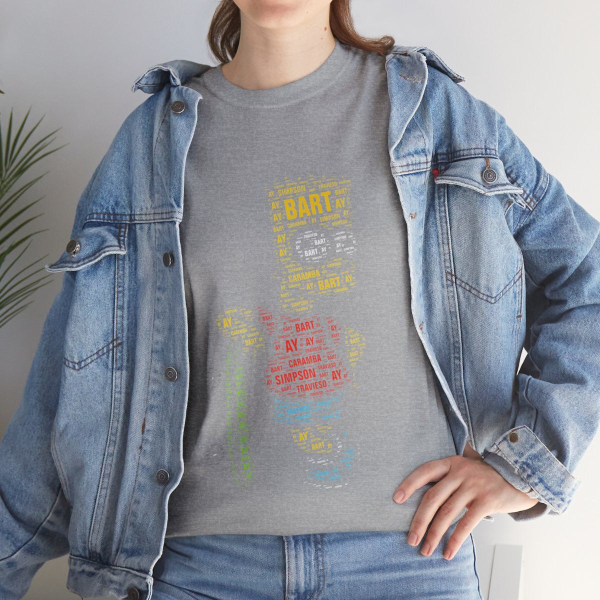 Tee shirt Unisex Bart Simpson écriture
