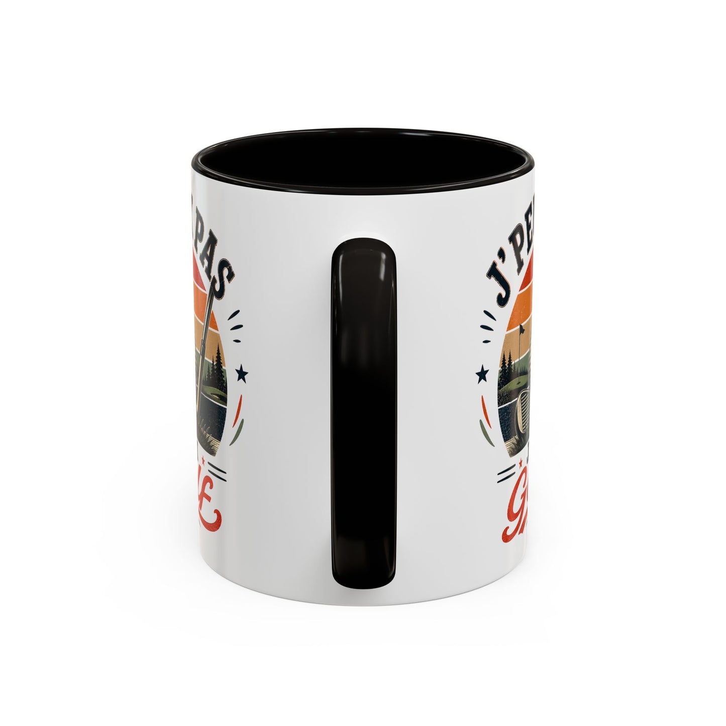 Tasse J’Peux Pas J’Ai Golf – Mug Golf Vintage Humoristique – Cadeau Golfeur Homme Femme 325ml