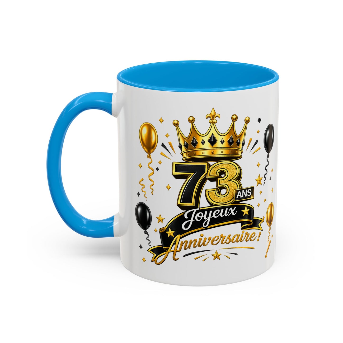 Mug Joyeux 73 Ans – Tasse Anniversaire 73 Ans – Cadeau Original pour Femme Homme – Idée Cadeau 73e Anniversaire