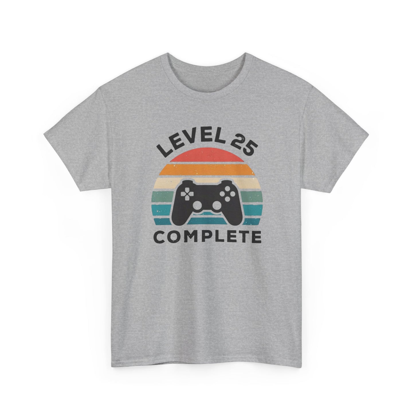 Tee-Shirt 25 Ans Homme et Femme – Cadeau Anniversaire 25ème Gamer Gaming – Idée Cadeau Jeu Vidéo Original pour Passionné de Jeux Vidéo