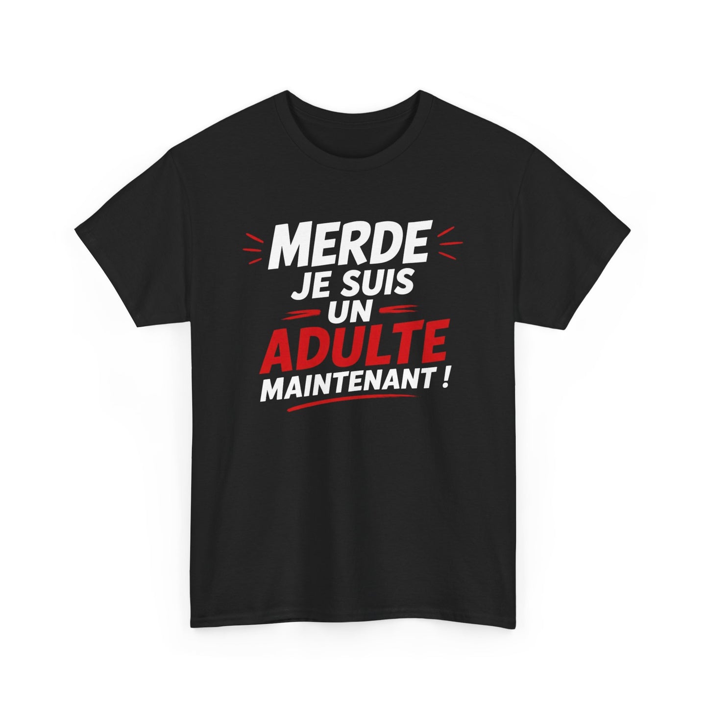 Tee-Shirt Anniversaire 18 Ans Homme Femme – Cadeau Majorité Humour – Adulte Maintenant – Idée Cadeau Jeune Adulte