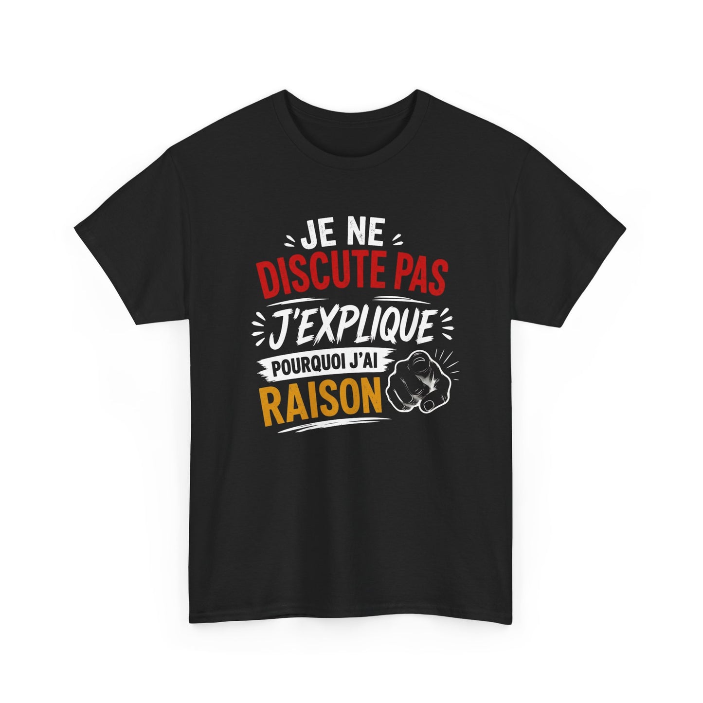 Tee-Shirt Humour Homme et Femme – Citation Drôle Caractère Fort – Cadeau Original Amusant pour Collègue Ami Famille