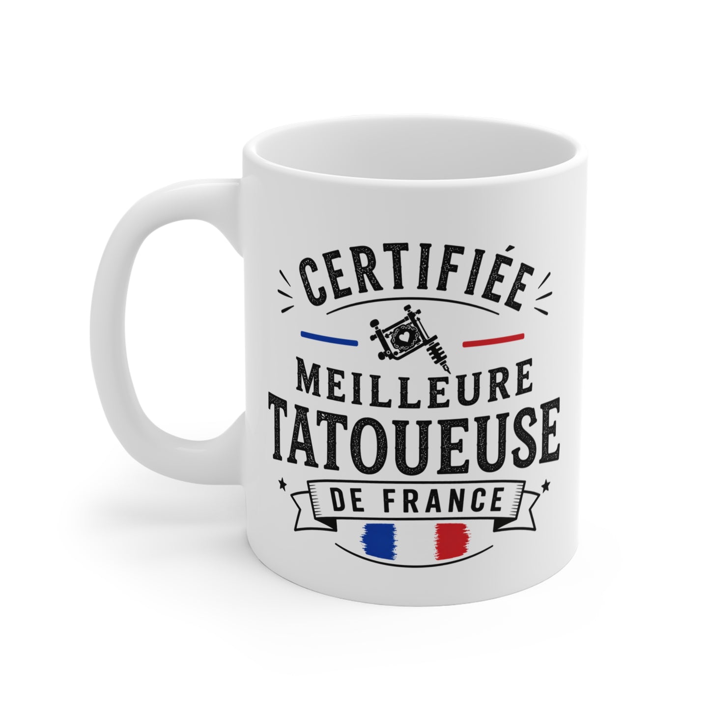 Mug Tatoueuse Femme – Tasse Tattoo Tatouage Artiste – Idée Cadeau Original Professionnelle Salon de Tatouage