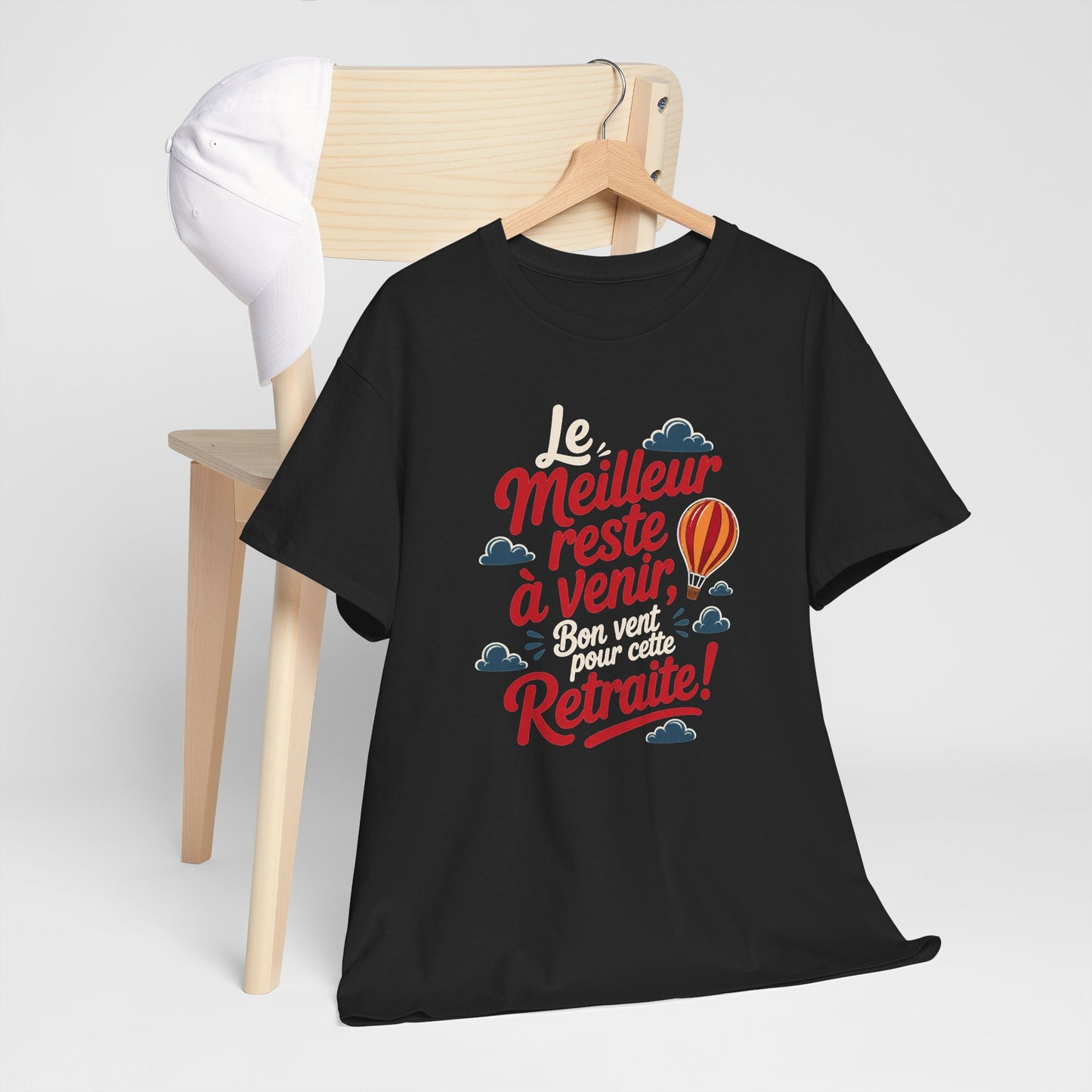 Tee Shirt Retraite Homme et Femme – Le Meilleur Reste à Venir – Cadeau Départ en Retraite