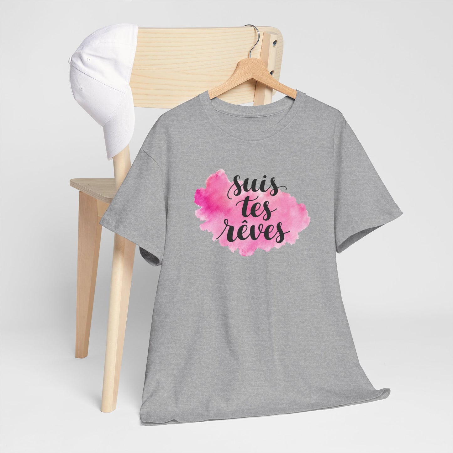 T-Shirt Femme Motivation Positive – Rêves Inspiration Développement Personnel – Cadeau Original Femme