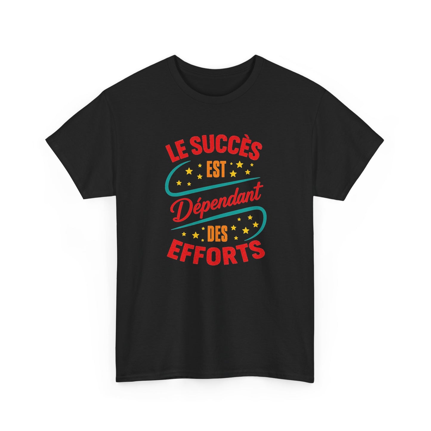 T-Shirt Homme et Femme Motivation – Réussite Persévérance Détermination Travail – Cadeau Inspirant
