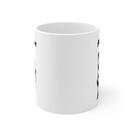 Tasse Panda Mignon Personnalisable – Mug Kawaii avec Prénom – Cadeau Original 325ml