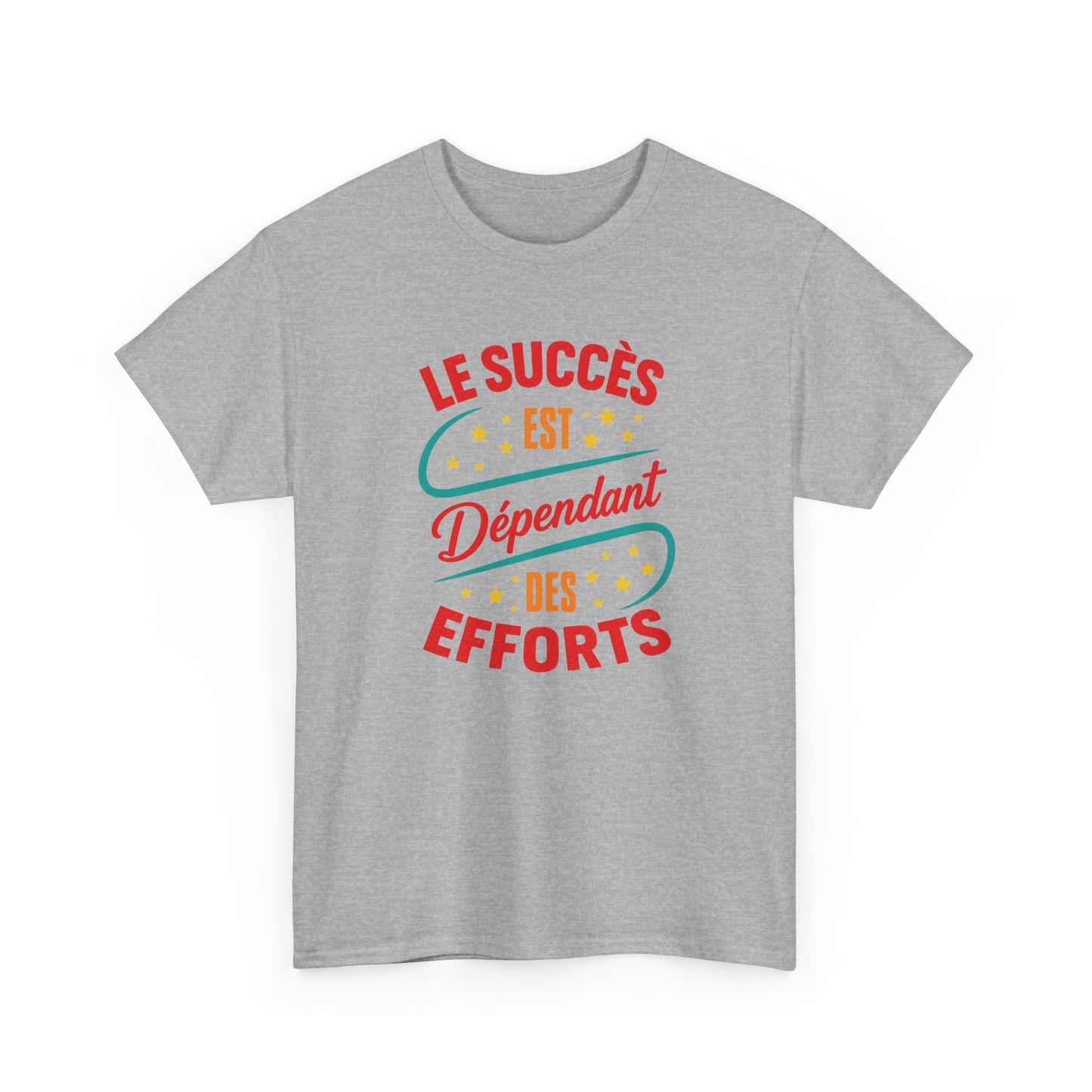 T-Shirt Homme et Femme Motivation – Réussite Persévérance Détermination Travail – Cadeau Inspirant