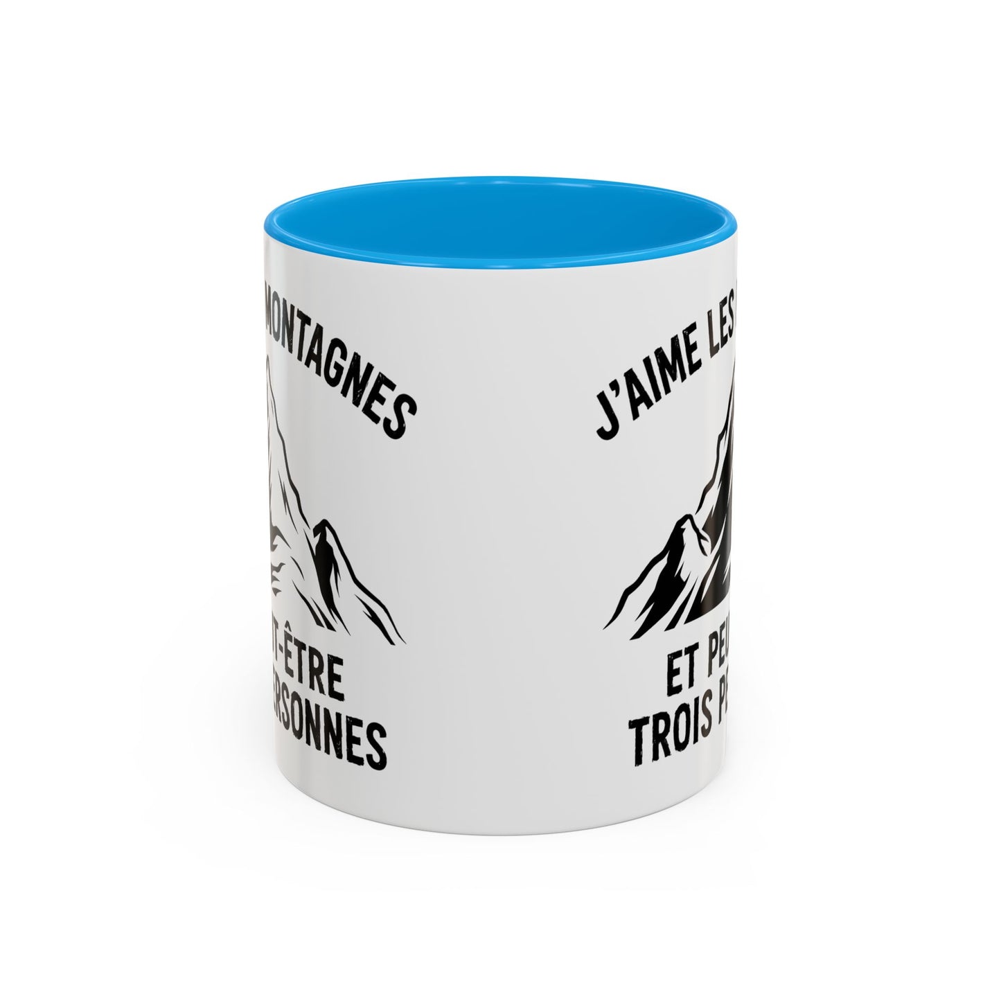 Tasse Montagne Homme et Femme – Mug Humour Randonnée Nature Alpinisme – Cadeau Original Randonneur Campeur Amoureux des Sommets – 325 ml
