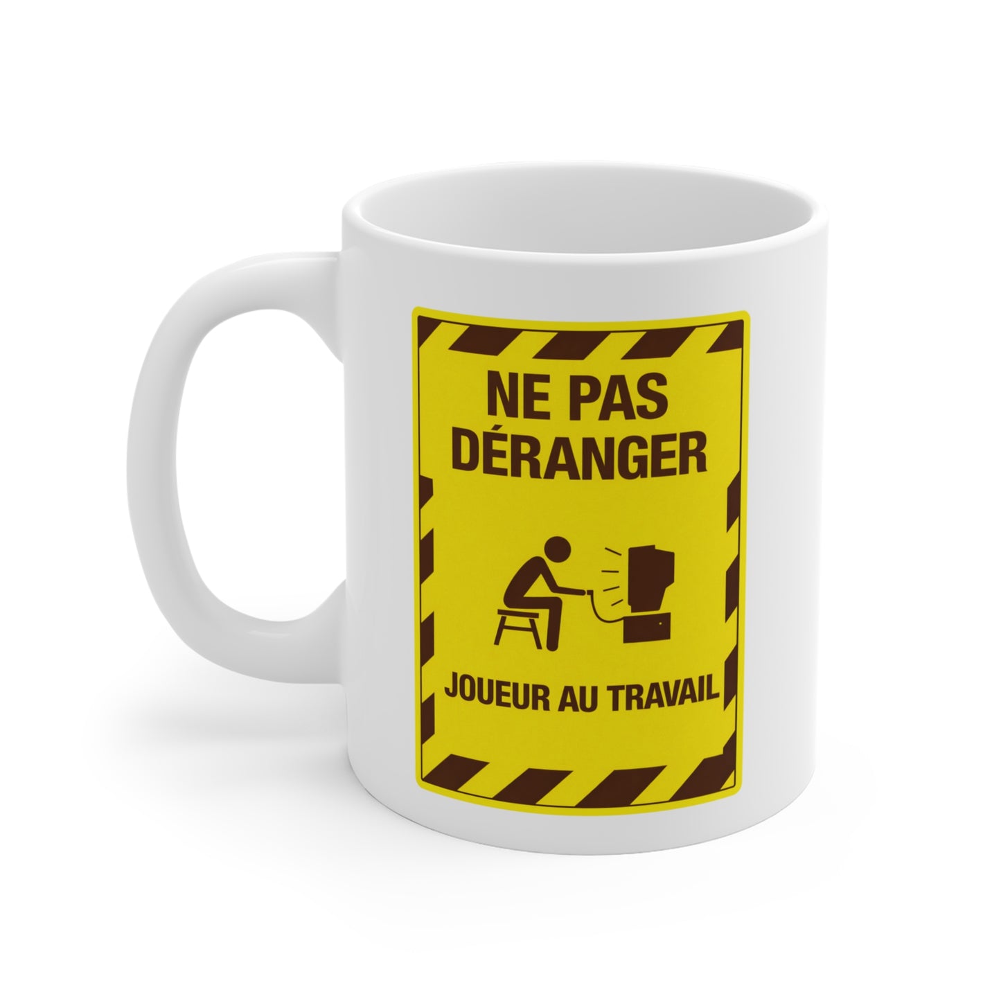 Mug Gamer Drôle – Ne Pas Déranger Joueur Au Travail – Tasse Humour Gaming – Cadeau Geek Original 325 ml