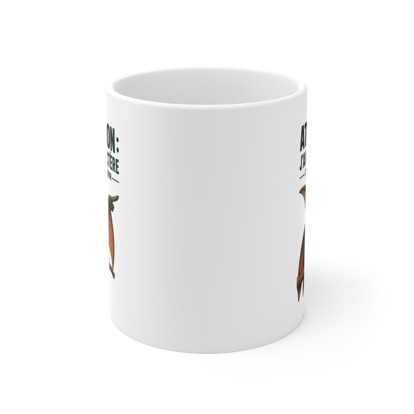 Mug Humoristique – Tasse Dinosaure Volant au Fort Caractère – Cadeau Original Homme et Femme, Ami ou Collègue – 325 ml