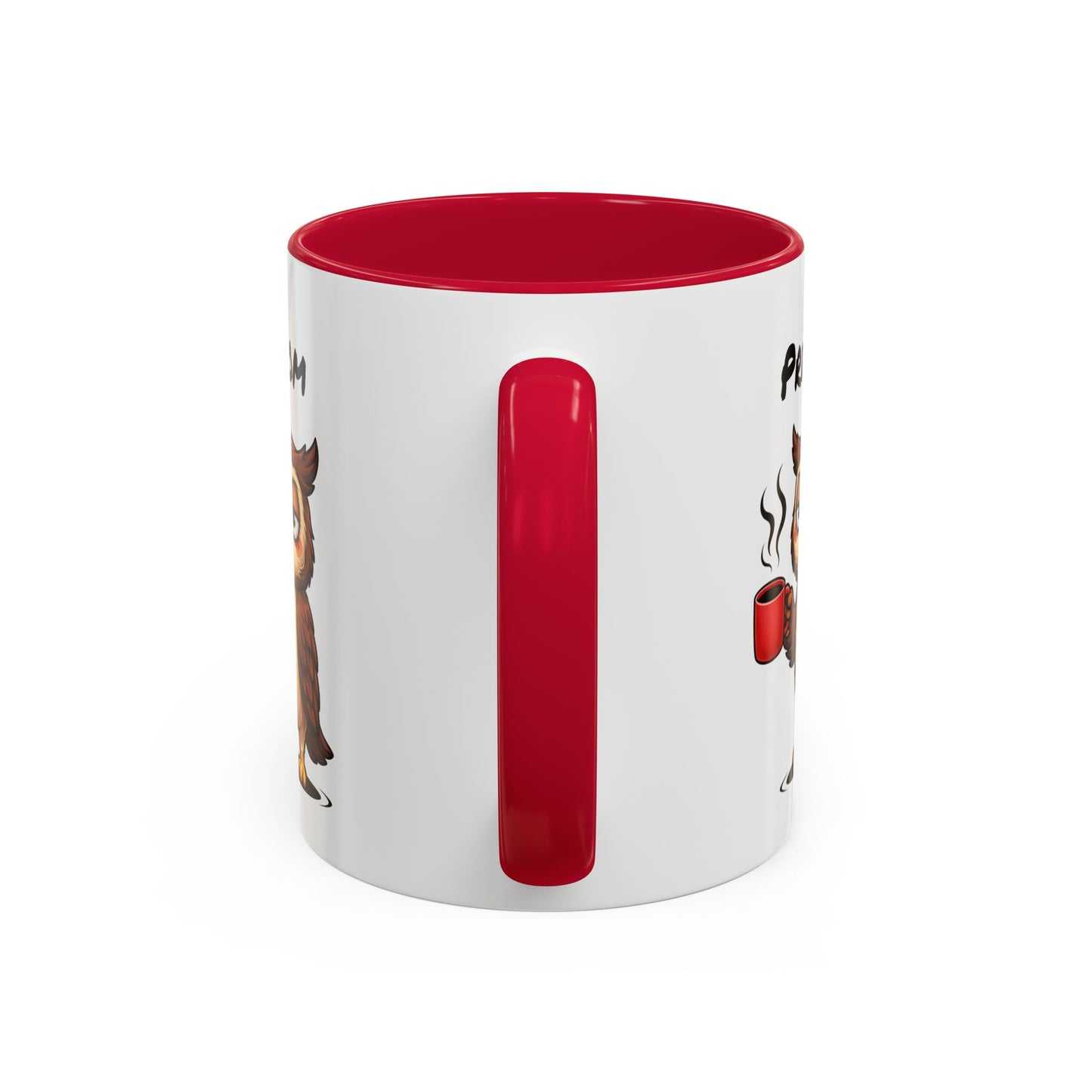 Mug Hibou Fatigué Personnalisable 325ml – Tasse Café Humour Animal Drôle Réveil Difficile Travail Bureau