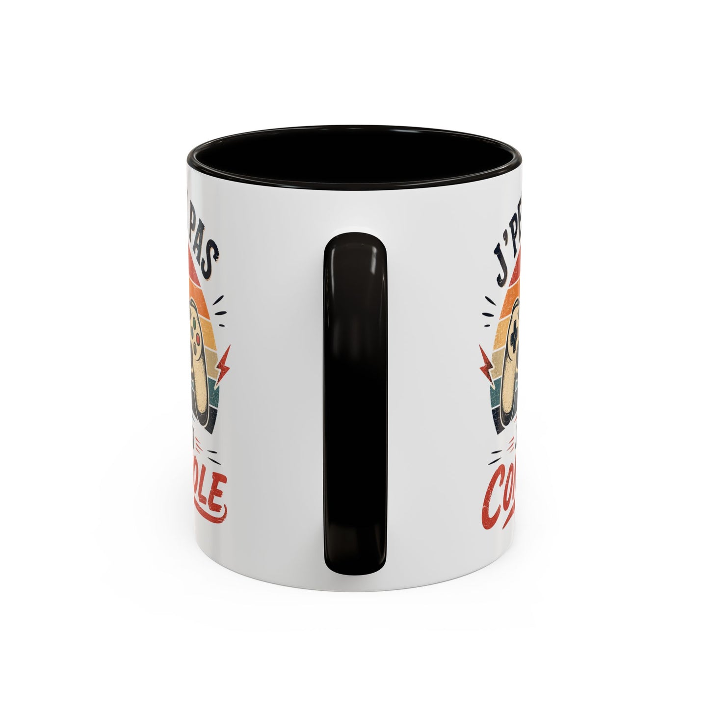 Tasse J’Peux Pas J’Ai Console – Mug Gamer Vintage Humoristique – Cadeau Gaming Homme Femme 325ml