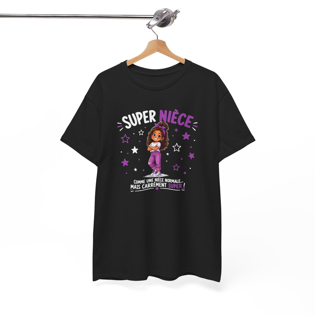 Tee Shirt Super Nièce Femme – Comme une Nièce Normale Mais Carrément Super – T-Shirt Humour Cadeau Nièce Original