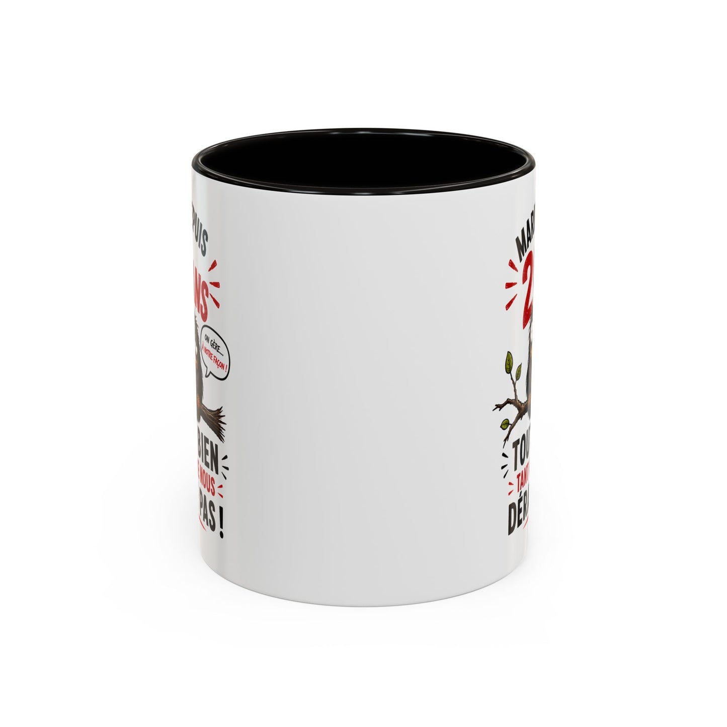Tasse Mariés Depuis 20 Ans – Mug Humour Anniversaire de Mariage Homme Femme – Cadeau Couple 20 Ans de Mariage 325 ml