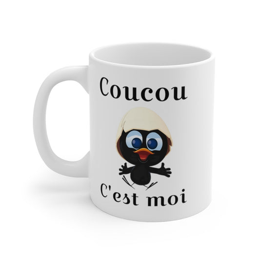 Mug Caliméro Coucou c'est moi idée cadeau tasse drôle