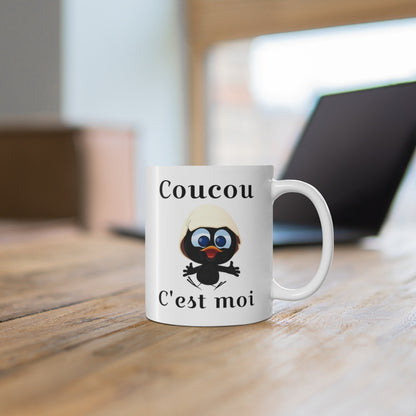Mug Caliméro Coucou c'est moi idée cadeau tasse drôle