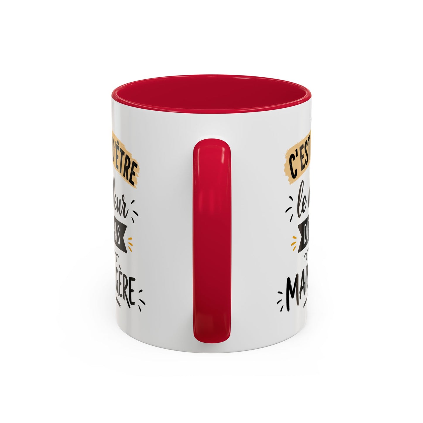 Tasse C’Est Dur D’Être Le Meilleur Des Papas Mais Je Gère – Mug Humour Papa Vintage – Cadeau Fête des Pères 325ml