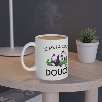 Mug Panda Je me la coule douce idée cadeau humour drôle