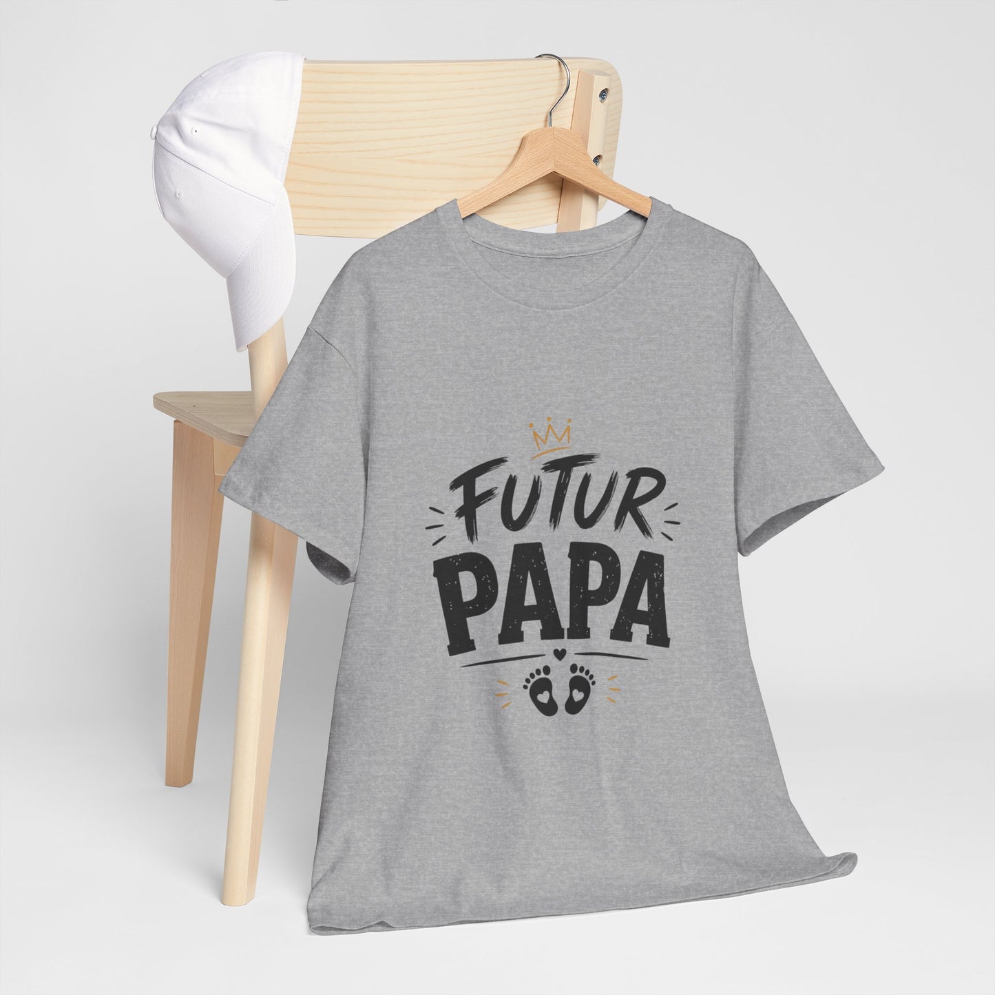 T-Shirt Homme Futur Papa – Tee Shirt Cadeau Annonce Grossesse Papa Idée Cadeau Future Papa Naissance Bébé
