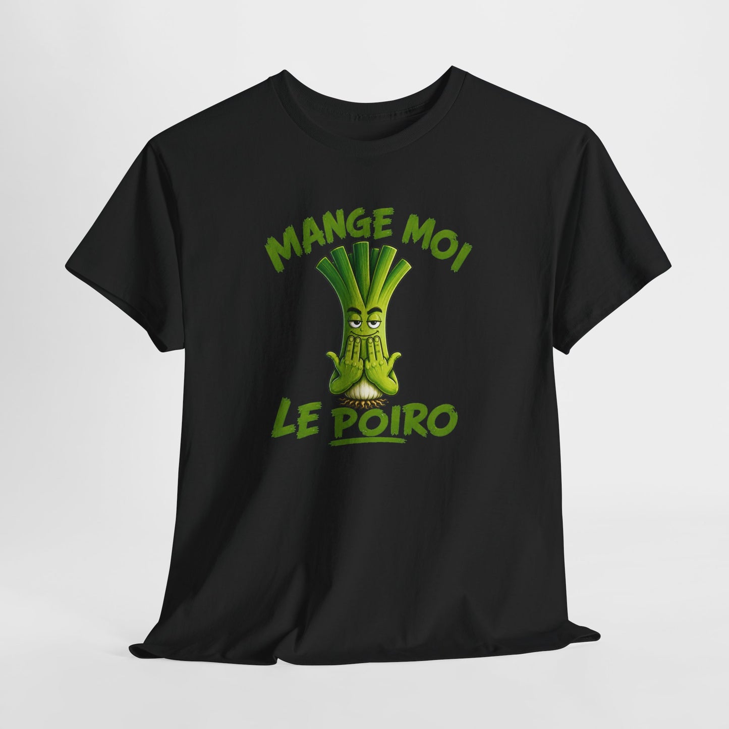 Tee Shirt Poireau JuL Humour Homme Femme – T-Shirt Drôle Légume Vert – Idée Cadeau Original