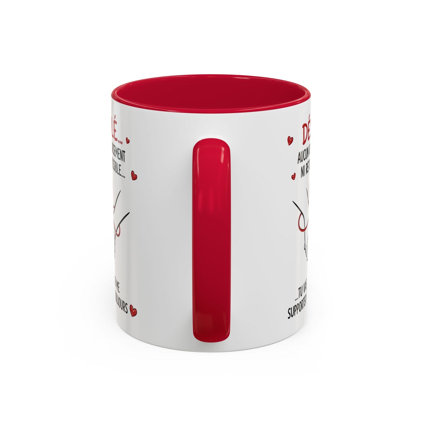 Tasse Désolé Aucun Remboursement Ni Retour Possible – Mug Couple Humour Amour – Cadeau Homme Femme Saint-Valentin 325ml