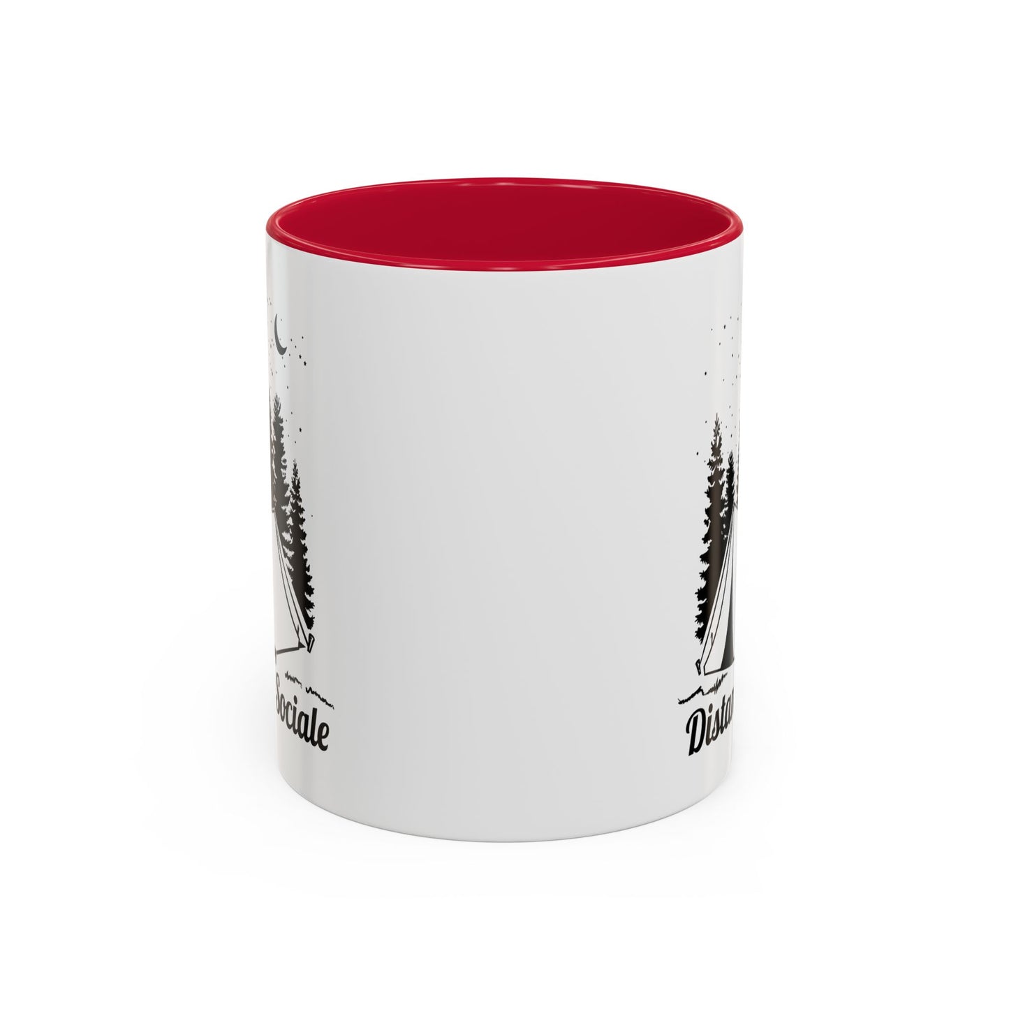 Mug Camping Homme et Femme – Tasse Humour Campeur Nature Forêt – Idée Cadeau Randonnée Bivouac Tente Plein Air Aventurier – 325 ml Noir Bleu Rouge