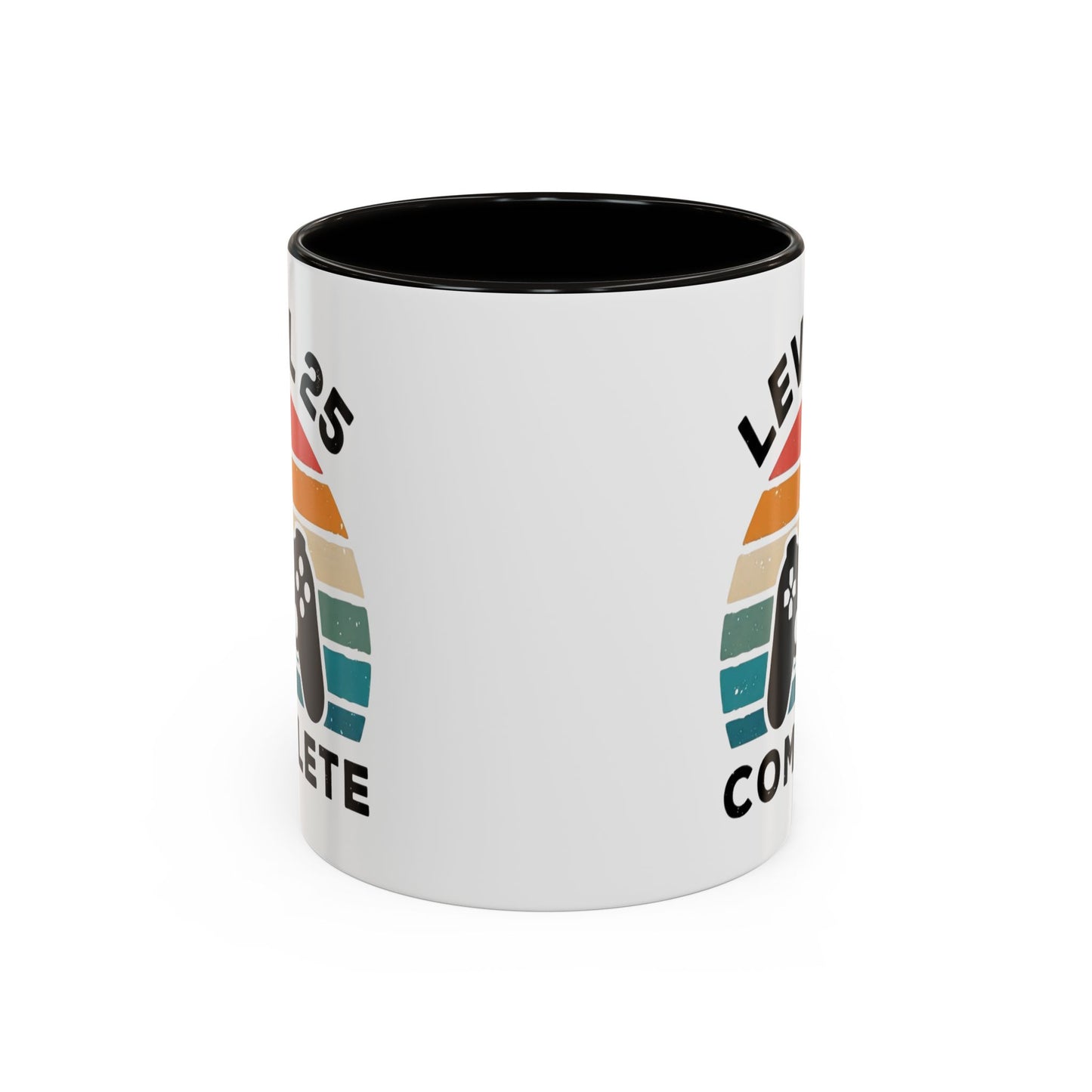 Tasse Level 25 Complète – Mug Gamer 25 Ans Homme Femme – Cadeau Anniversaire 25 Ans Gaming Console 325 ml