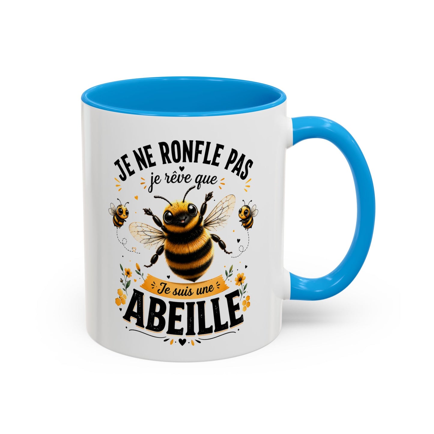 Tasse Je Ne Ronfle Pas Je Rêve Que Je Suis Une Abeille – Mug Humour Abeille – Cadeau Original Homme Femme 325ml