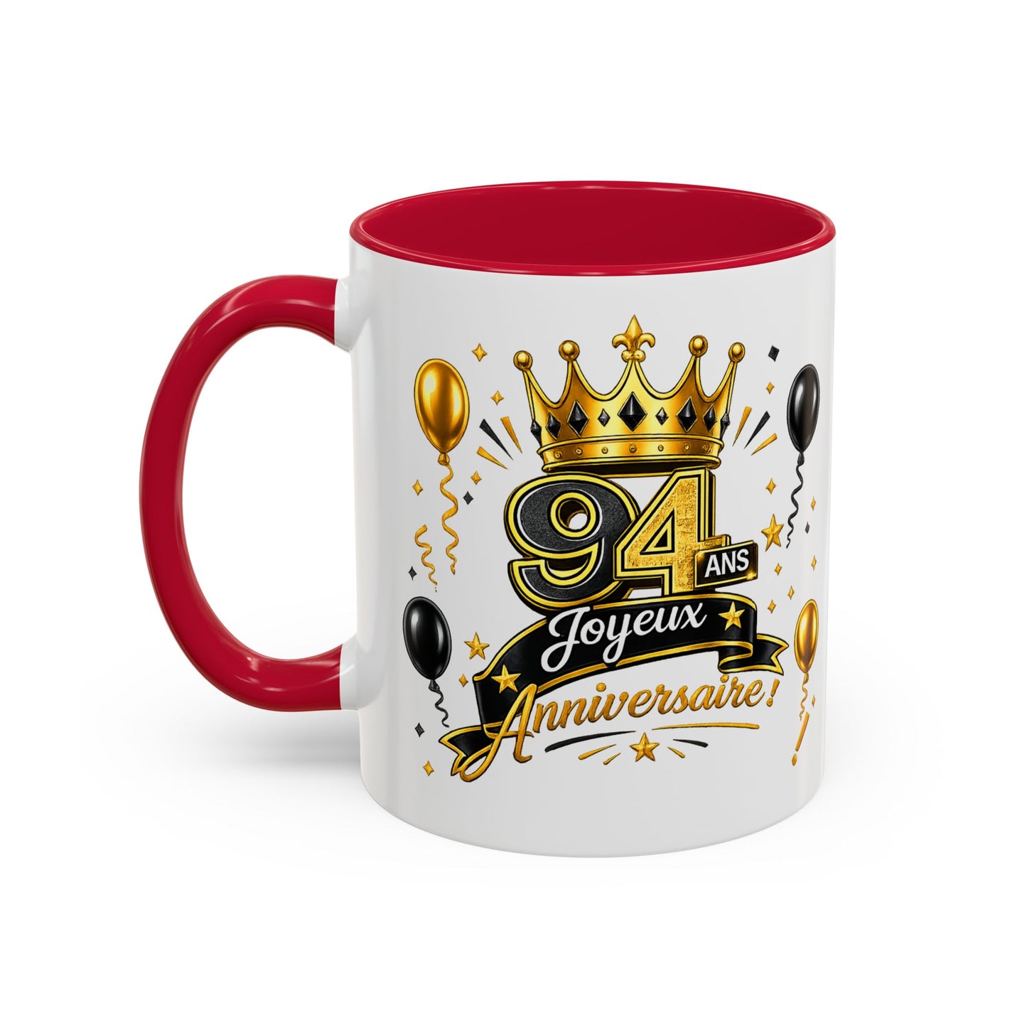 Mug Joyeux 94 Ans – Tasse Anniversaire 94 Ans – Cadeau Original pour Femme Homme – Idée Cadeau 94e Anniversaire