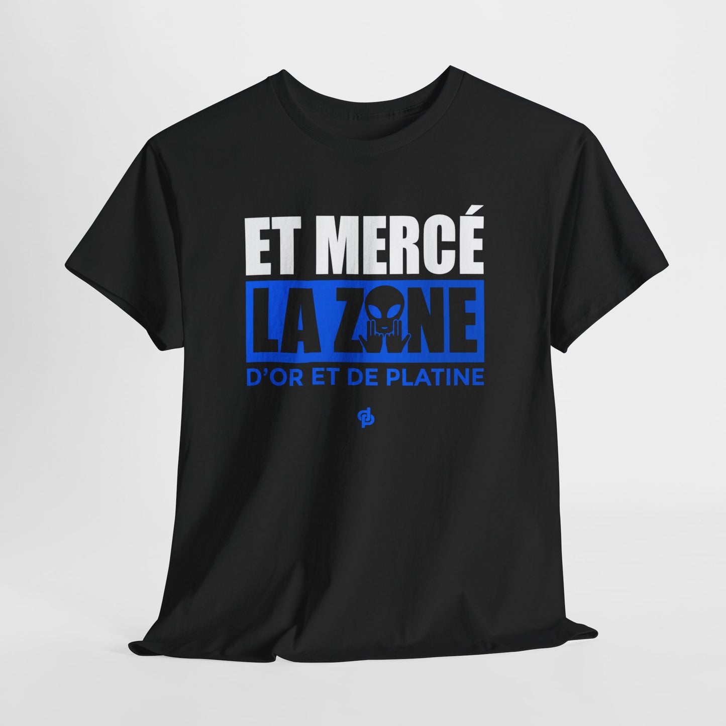 T-Shirt Merci La Zone Humour Rap Français Homme – Design Urbain Style Marseille – Tee Shirt Streetwear Fan Musique Urbaine Team JuL