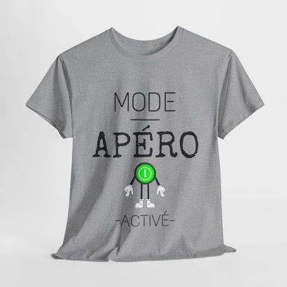 Tee shirt Unisex Mode Apéro activé idée cadeau humour drôle amusant Homme/Femme