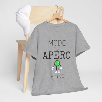 Tee shirt Unisex Mode Apéro activé idée cadeau humour drôle amusant Homme/Femme