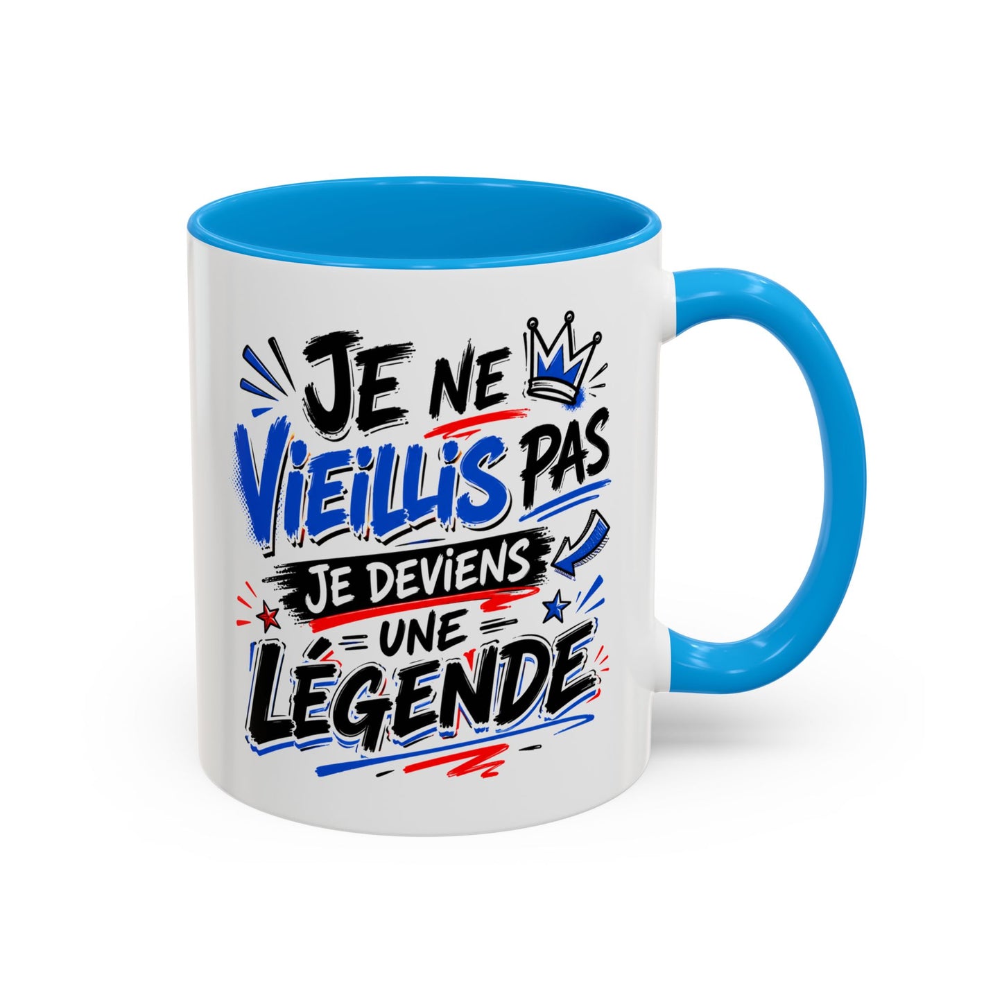 Tasse Je Ne Vieillis Pas Je Deviens Une Légende – Mug Humour Anniversaire – Cadeau Homme Femme 325ml