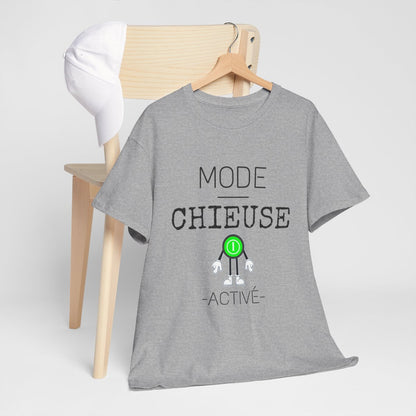 Tee shirt Femme Mode Chieuse activé idée cadeau humour drôle amusant