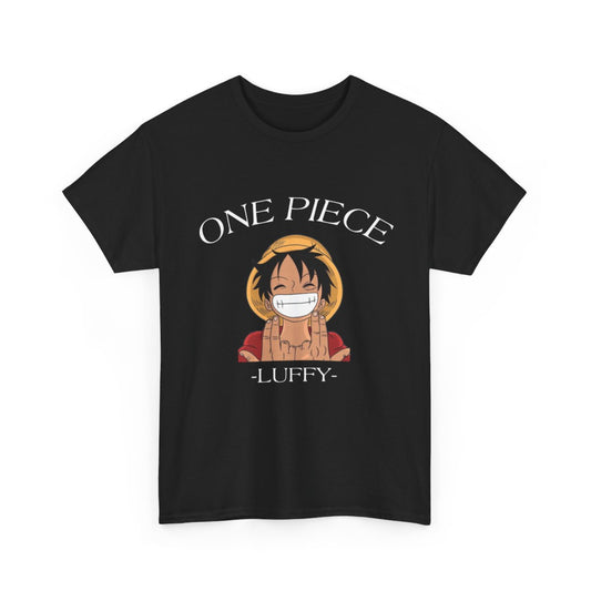 One Luffy Piece Tee shirt noir Signe JuL unisex Homme/Femme