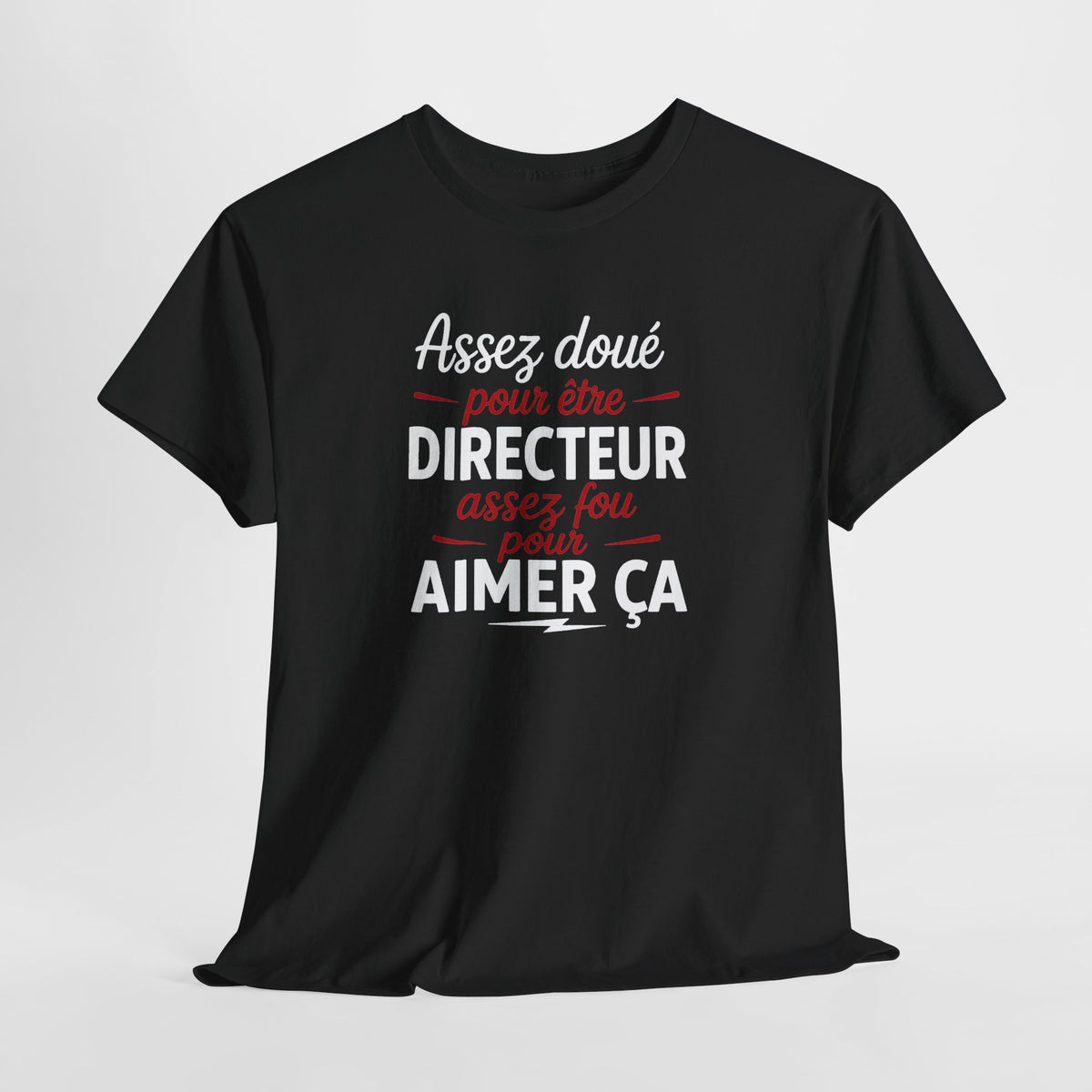 Tee Shirt Directeur Homme – Humour Patron Chef – Cadeau Original Directeur