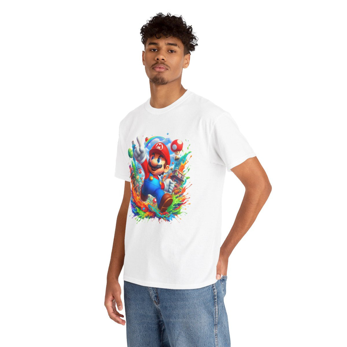 Tee shirt Unisex Mario idée cadeau