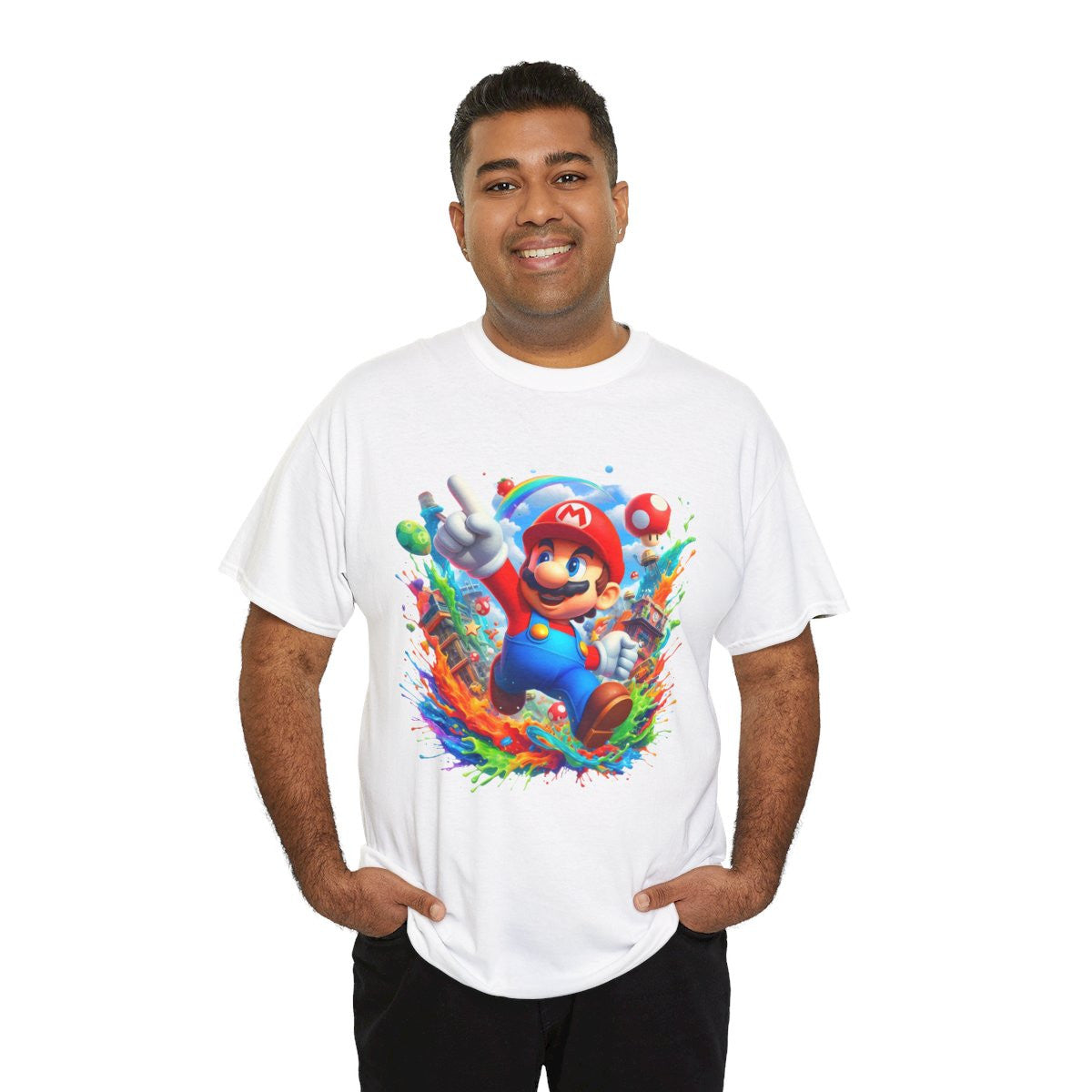 Tee shirt Unisex Mario idée cadeau