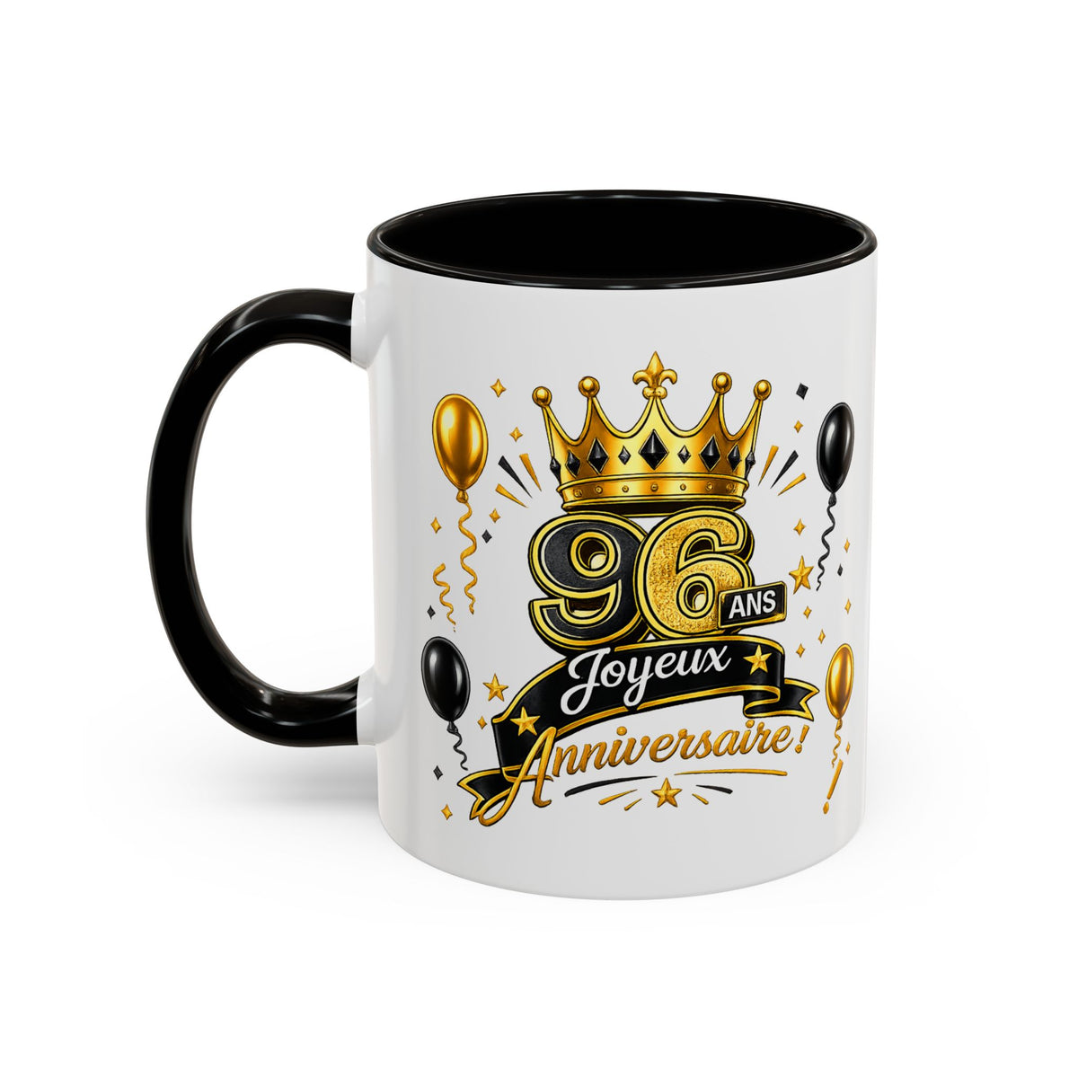 Mug Joyeux 96 Ans – Tasse Anniversaire 96 Ans – Cadeau Original pour Femme Homme – Idée Cadeau 96e Anniversaire