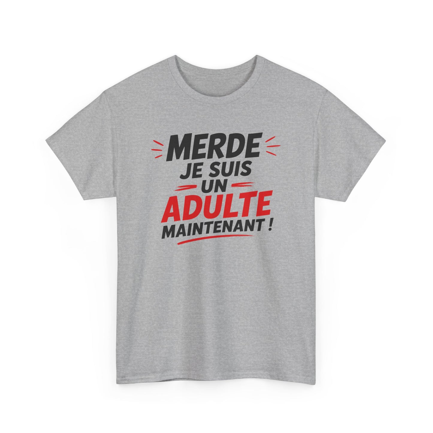 Tee-Shirt Anniversaire 18 Ans Homme Femme – Cadeau Majorité Humour – Adulte Maintenant – Idée Cadeau Jeune Adulte
