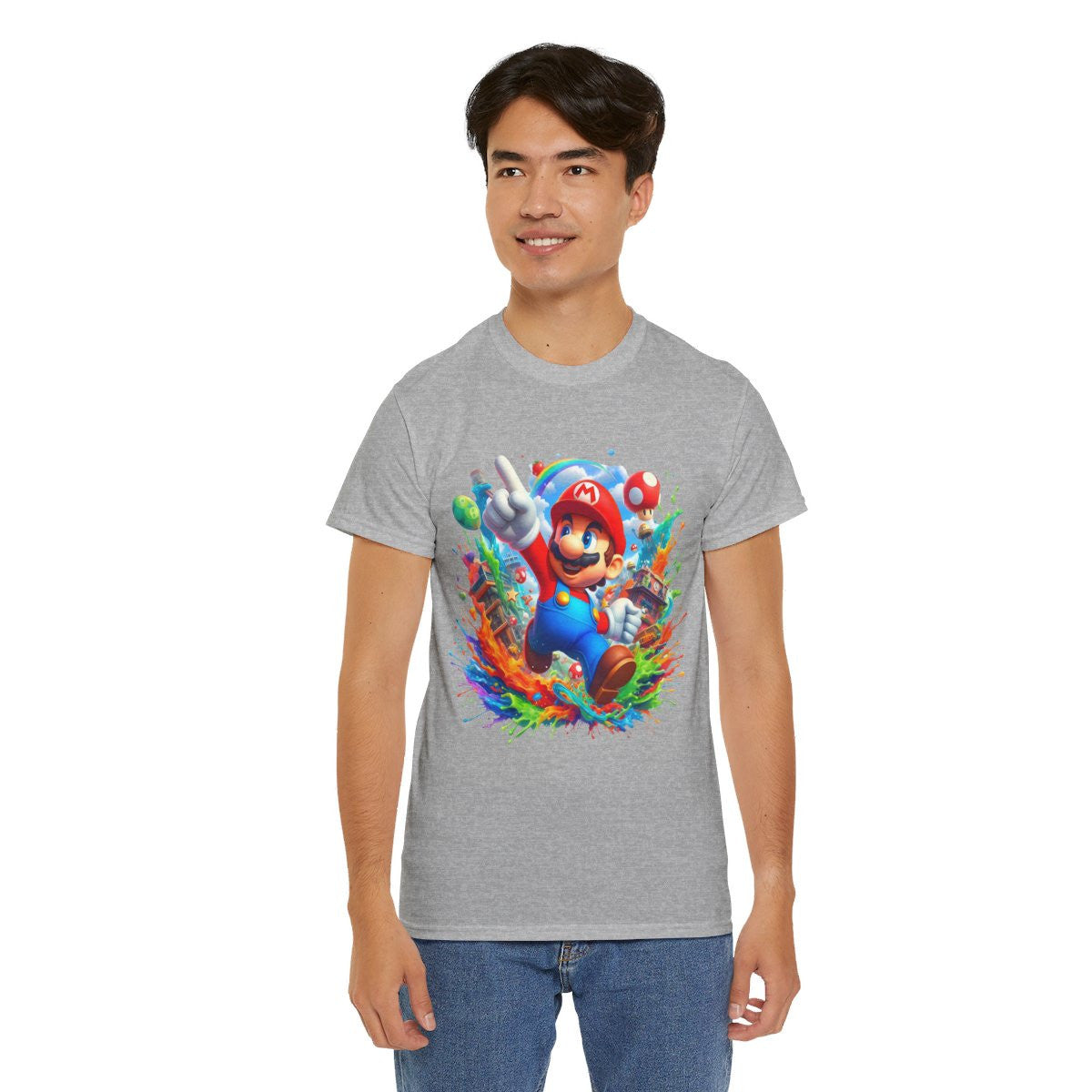 Tee shirt Unisex Mario idée cadeau