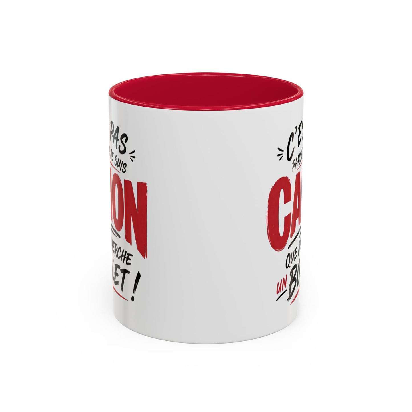 Mug Humour Femme Canon – Tasse Drôle Citation C’est Pas Parce Que Je Suis Canon Que Je Cherche Un Boulet – Cadeau Femme Original et Humoristique 325ml