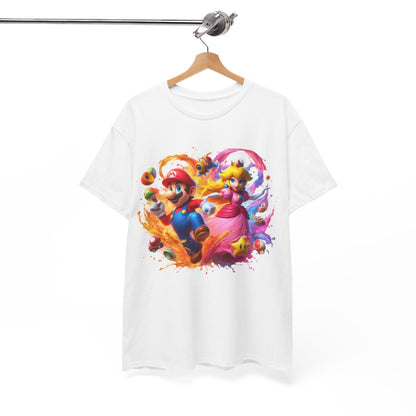 Tee shirt Unisex Mario&Peach Homme/Femme