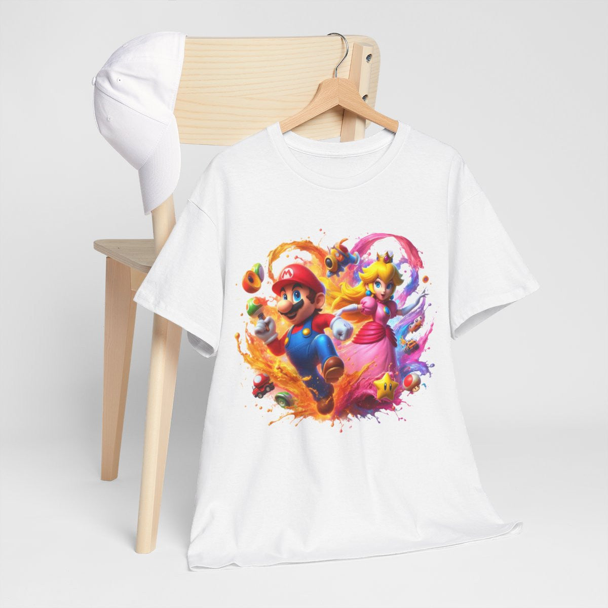 Tee shirt Unisex Mario&Peach Homme/Femme