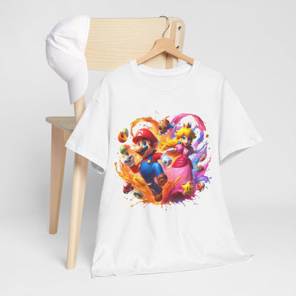 Tee shirt Unisex Mario&Peach Homme/Femme