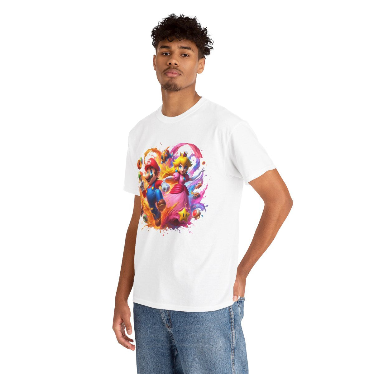 Tee shirt Unisex Mario&Peach Homme/Femme